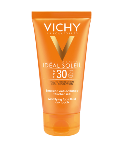 Vichy Capital Soleil Mattfying Dry touch aurinkosuojavoide kasvoille SPF30+ 50 ml