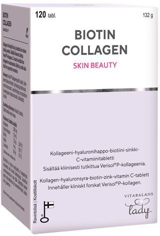 Biotiini Collagen Skin Beauty 120 tablettia