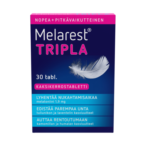 Melarest Tripla 1,9 mg melatoniini