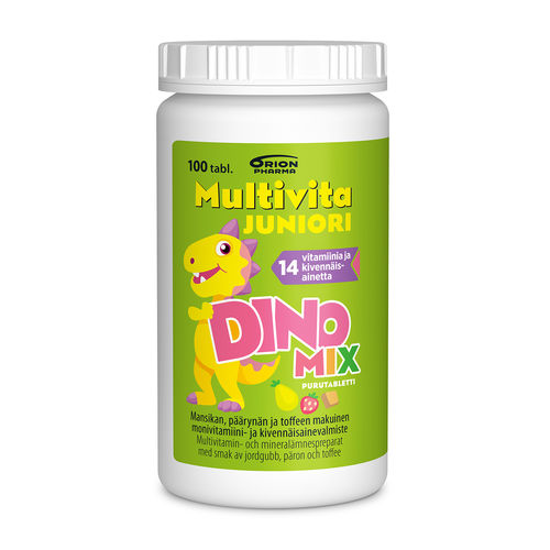 Multivita Juniori Dino Mix 100 purutablettia *