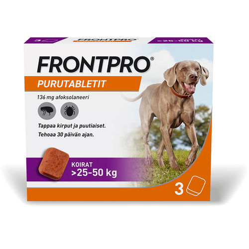 FrontPro 136 mg 3 fol vet purutabletit