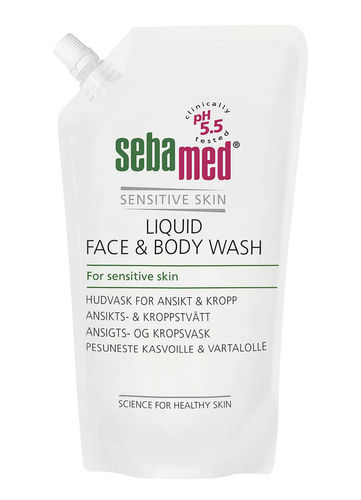 Sebamed Face Body Wash 1000 ml täyttöpussi *
