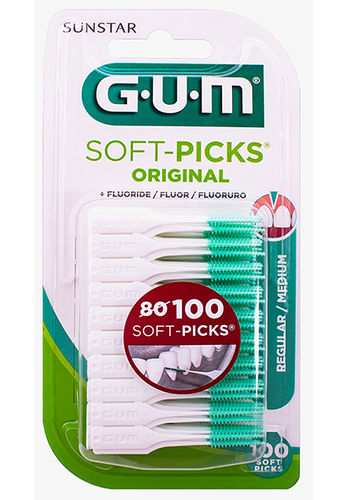 GUM Soft-Picks Original hammasväliharjat medium 100 kpl