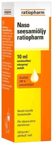 Naso Seesamiöljy ratiopharm 10 ml