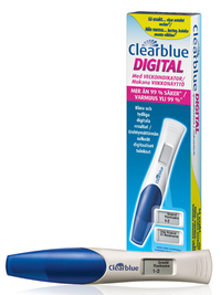 Clearblue Digital raskaustesti viikkonäytöllä 1 testi