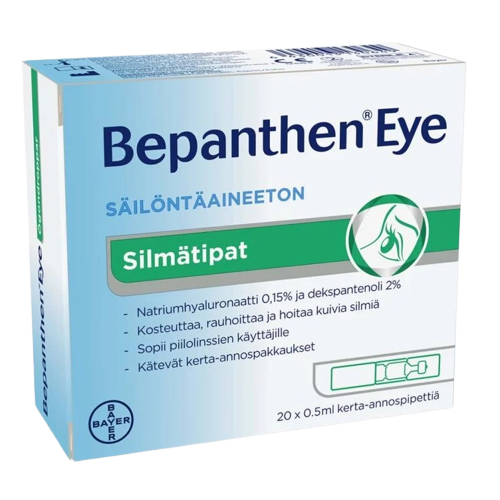 Bepanthen Eye silmätipat 20 x 0,5 ml