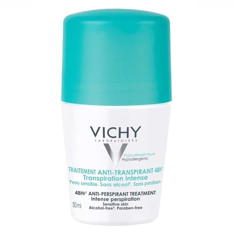 Vichy Antiperspirantti Voimakkaaseen hikoiluun turkoosi 48h 50ml