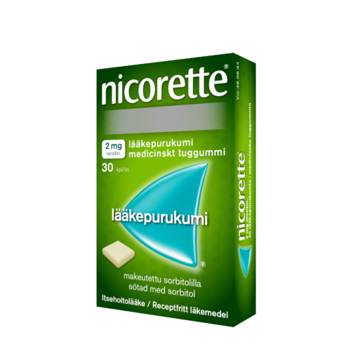Nicorette 2 mg nikotiinipurukumi