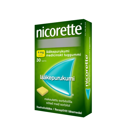 Nicorette 4 mg nikotiinipurukumi