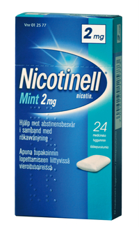 Nicotinell Mint 2 mg lääkepurukumi
