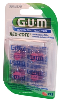 GUM Red-Cote väritabletti 12 kpl