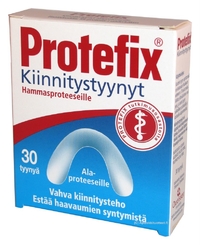 Protefix kiinnitystyynyt hammasproteeseille 30 tyynyä - alaproteeseille