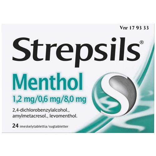 Strepsils Menthol 24 imeskelytablettia
