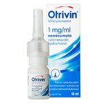 Otrivin 1 mg/ml säilytysaineeton nenäsumute 10 ml