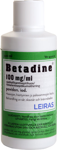 Betadine 100 mg/ml paikallisantiseptiliuos