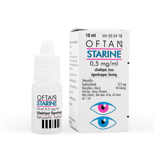 Oftan Starine 0,5 mg/ml silmätipat 10 ml