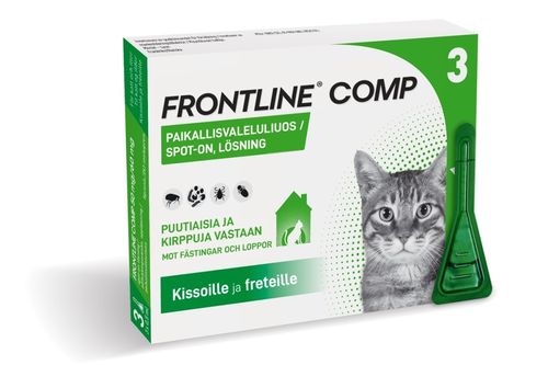 Frontline Comp  liuos ulkoloisten häätöön kissoille 3 x 0,5 ml
