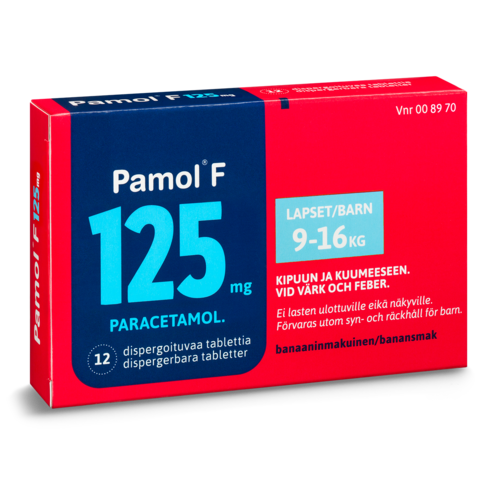 Pamol F 125 mg 12 dispergoituvaa tablettia