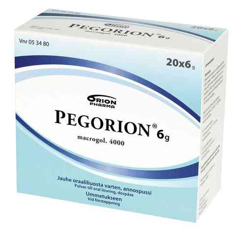 Pegorion 6 g 20 annospussia