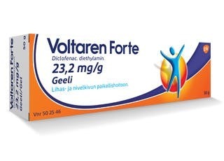 Voltaren Forte 23,2 mg/g geeli