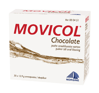 Movicol Chocolate jauhe oraaliliuosta varten 30 annospussia