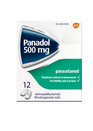 Panadol 500 mg 30 tablettia
