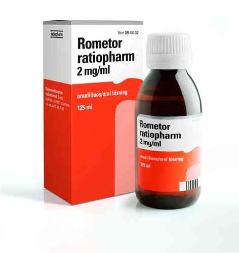 Rometor ratiopharm 2mg/ml oraaliliuos