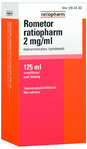 Rometor Ratiopharm 2 mg/ml oraaliliuos 125 ml