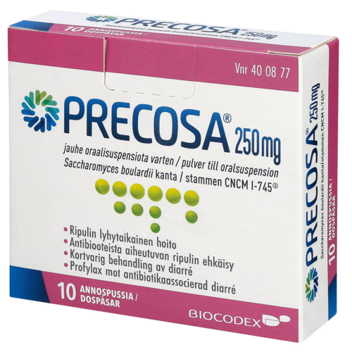 Precosa 250 mg jauhe oraalisuspensiota varten