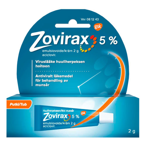 Zovirax 5 % emulsiovoide tuubi 2 g
