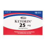 Ketorin 25 mg 15 tablettia