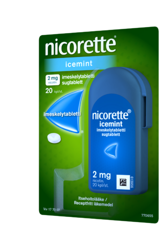 Nicorette Icemint 2 mg imeskelytabletit