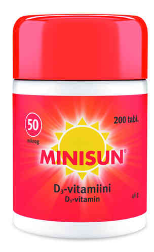 Minisun 50 µg 200 tablettia