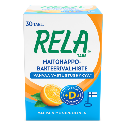 Rela Tabs appelsiini + D3