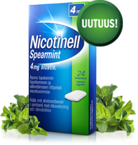 Nicotinell Spearmint 4 mg lääkepurukumi