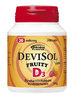 DeviSol Fruity D-vitamiini 20 mikrog 200 tablettia *