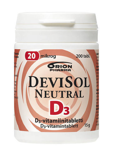 DeviSol Neutral 20 mikrog 200 tablettia *