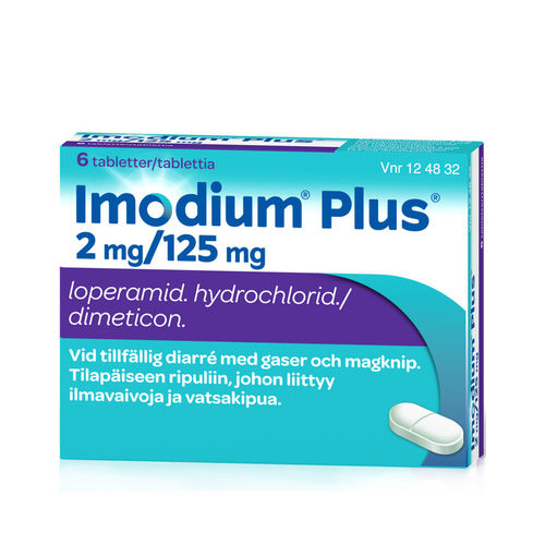 Imodium Plus 2 mg/125 mg tabletti