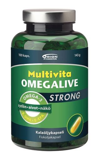 Multivita Omegalive Strong 100 kapselia *