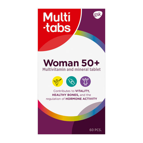 Multi-Tabs Woman 50+ 60 tablettia