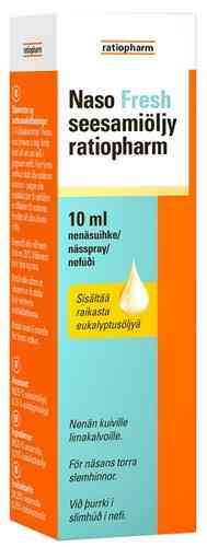 Naso Fresh seesamiöljy ratiopharm 10 ml