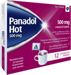Panadol Hot 500 mg/annos jauhe 12 annospussia