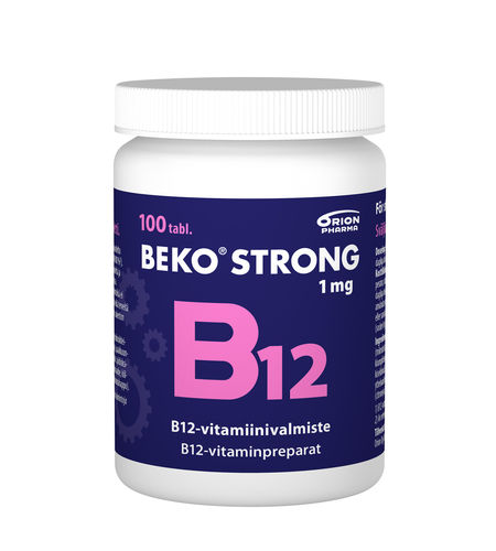 Beko Strong B12 1 mg 100 tablettia *