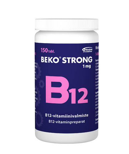 Beko Strong B12 1 mg 150 tablettia *