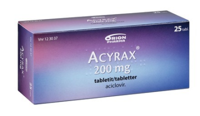 Acyrax 200 mg 25 tablettia