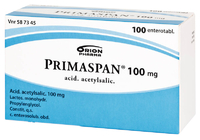 Primaspan 100 mg 100 enterotablettia