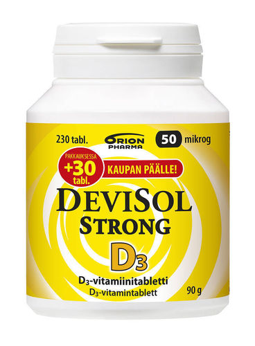 Devisol Strong 50 µg 230 tablettia KAMPANJAPAKKAUS *