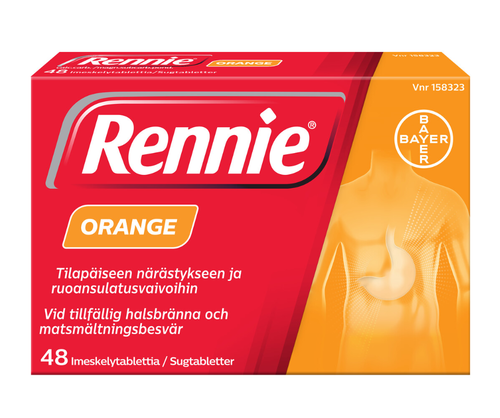 Rennie Orange 48 imeskelytablettia