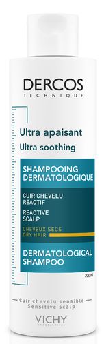 Vichy Dercos Ultra Soothing Shampoo dry hair 200 ml