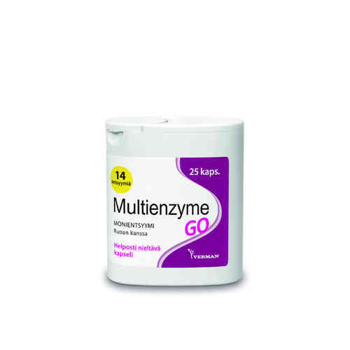 Multienzyme GO 25 kapselia